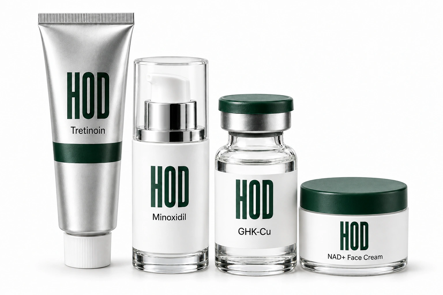 HOD Tretinoin, Minoxidil, GHK-Cu and NAD+ face cream