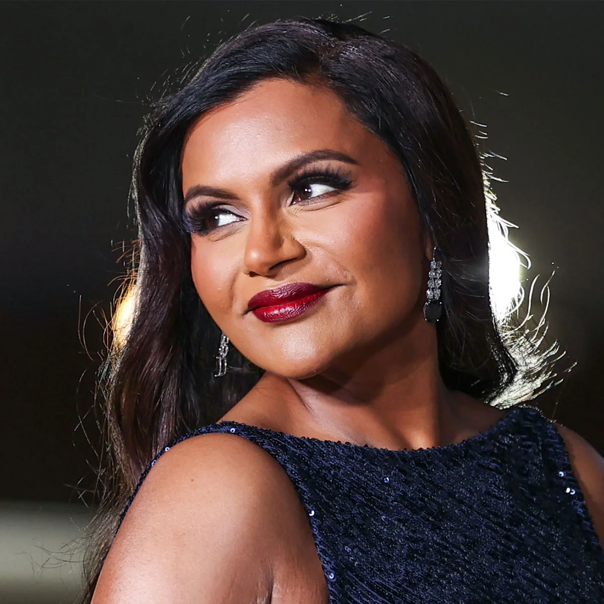 Editorial portrait of Mindy Kaling